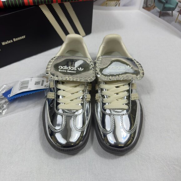 Adidas Samba x Wales Bonner Silver Metallic - Picture 2 of 7